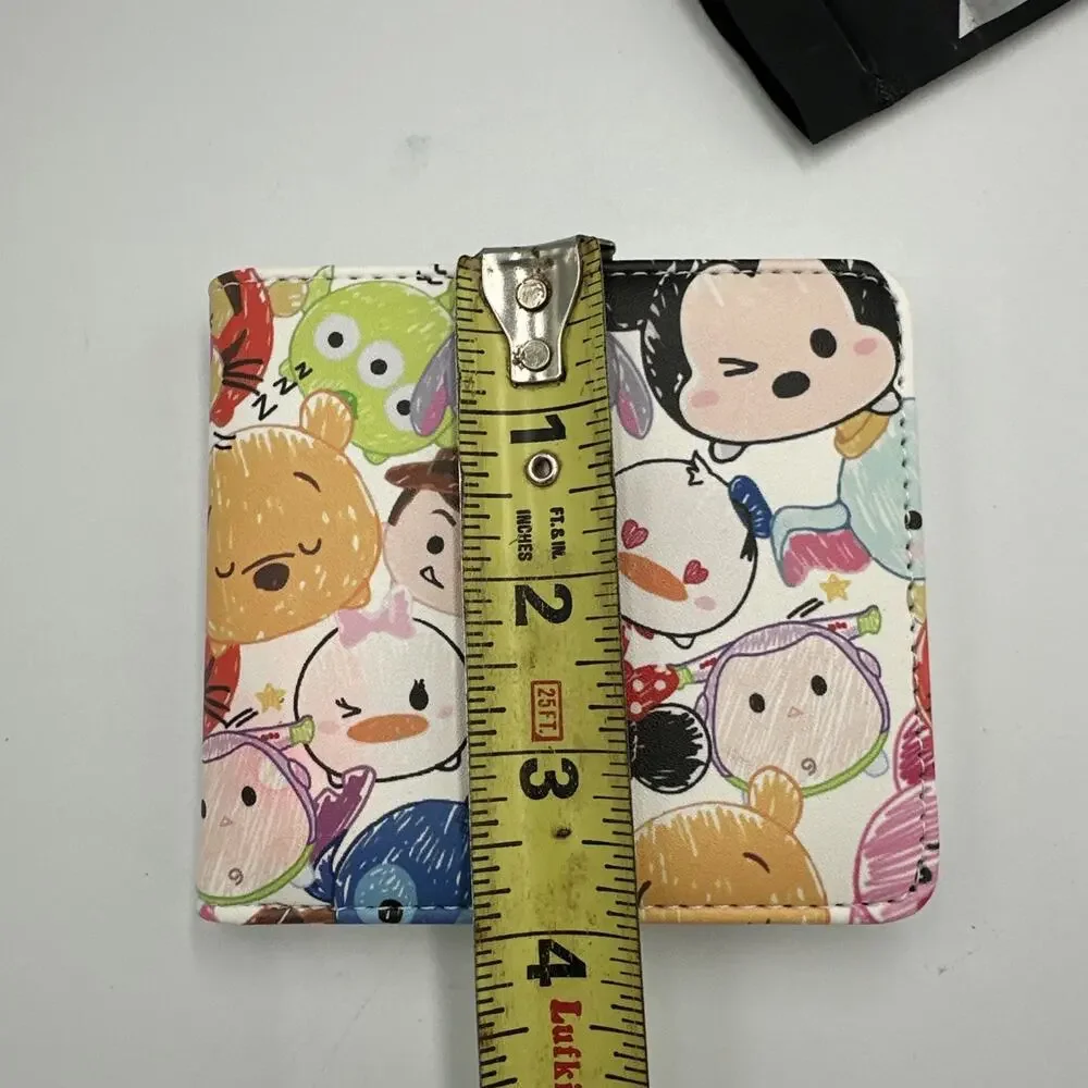 Bifold Wallet Unisex Disney Mini Characters Best Friends Faux Leather Adult Teen